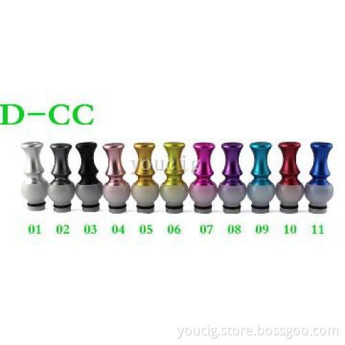 Cheapest price and various colors e cig accessories D-CC drip tip
